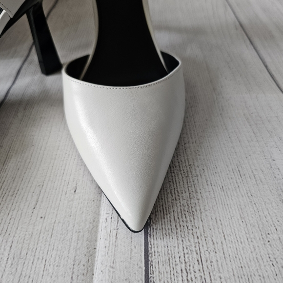 Marc Fisher Women's White Slingback Heels Size 11 Women - Picture 3 of 13